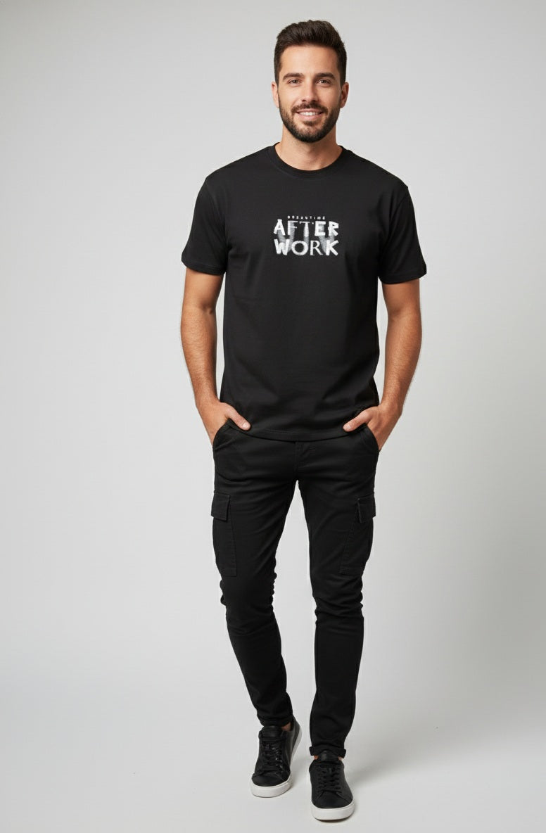 Мъжка тениска "MONOCHROME STREET"